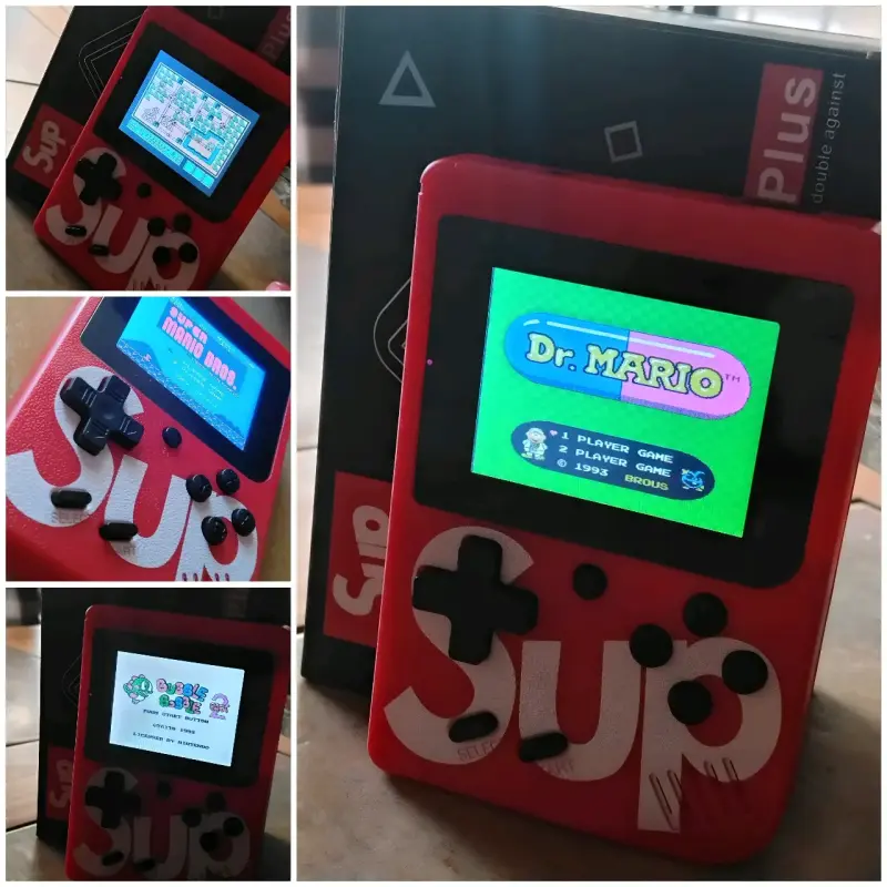 Consola portátil retro SUP Plus roja