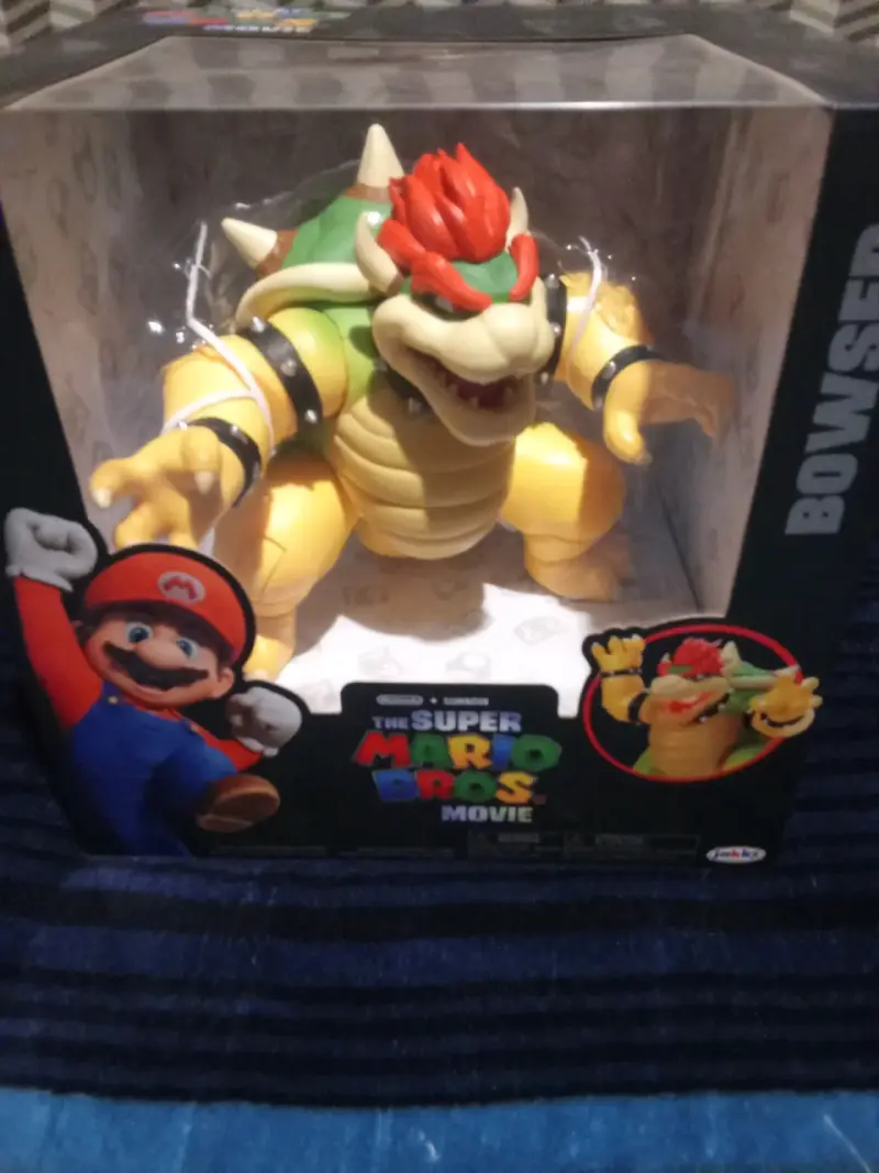 Figura de acción Bowser Super Mario Bros con efectos - 1