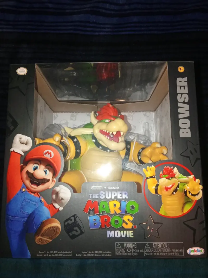 Figura de acción Bowser Super Mario Bros con efectos - 3
