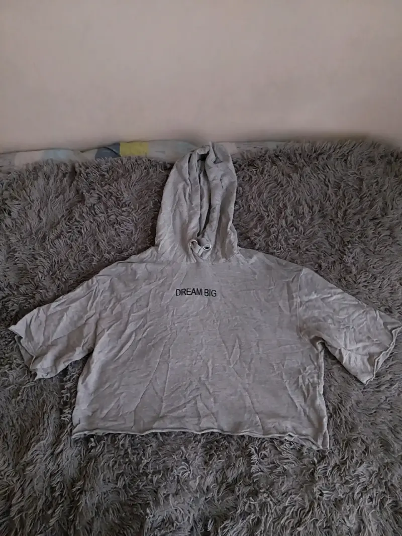 Polera gris con capucha 'Dream Big' Divided - 1