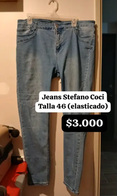 Jeans elásticos Stefano Coci talla 46 - miniatura 1