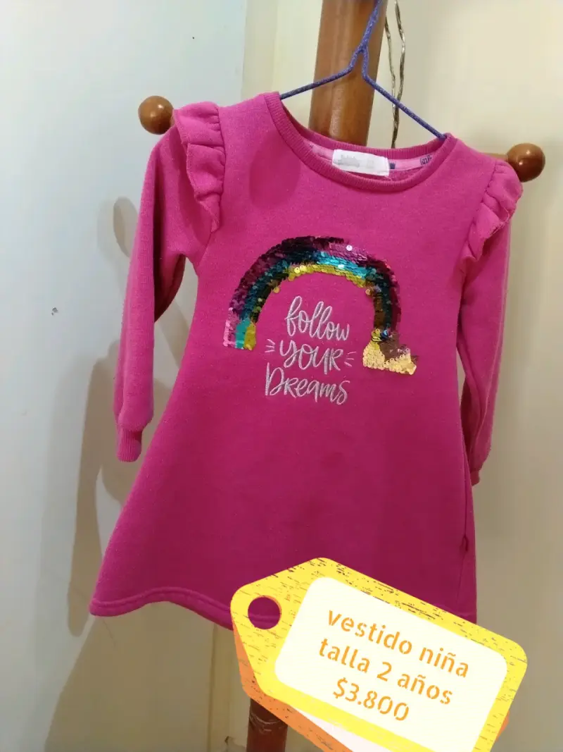 Chaquetón niña beige con botones talla 24 meses