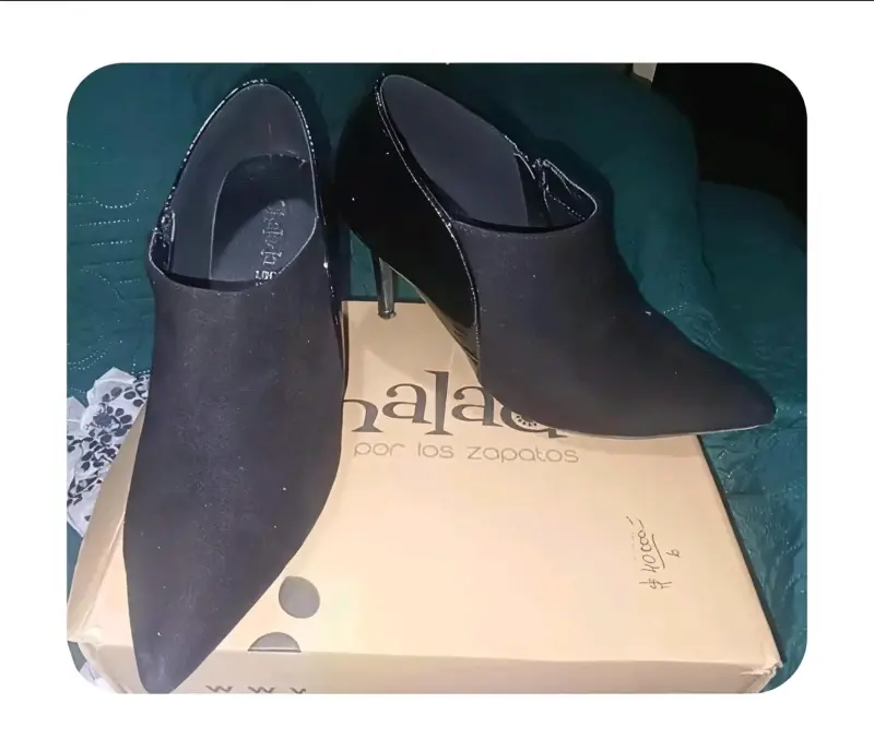 Botines de tacón negro - 2