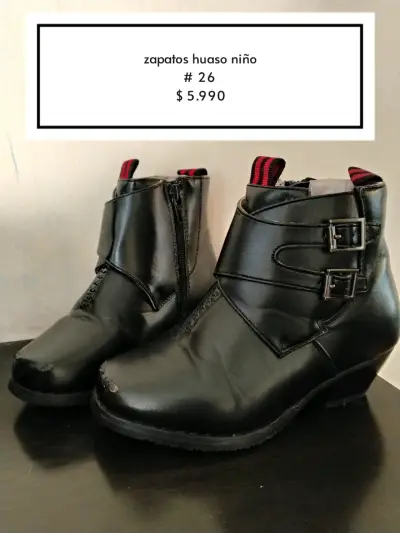 Zapatos Huaso Niño Talla 26, vestido de chinita - miniatura 1