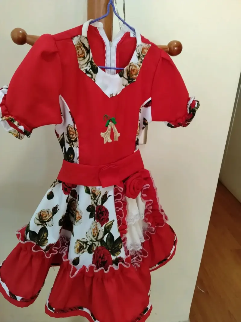 Zapatos Huaso Niño Talla 26, vestido de chinita - 2