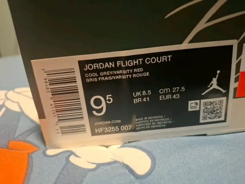 Zapatillas Nike Jordan Flight Court Gris Talla 43 - 4