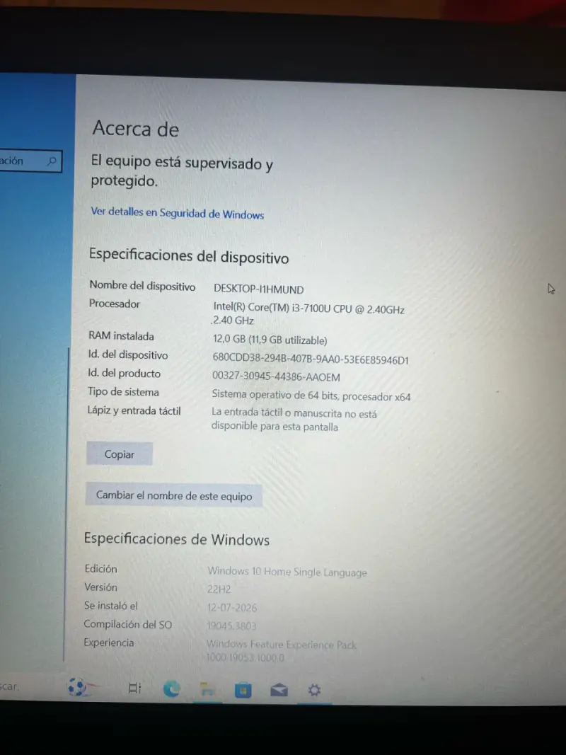 Laptop ASUS Intel Core i3 12GB RAM - 1