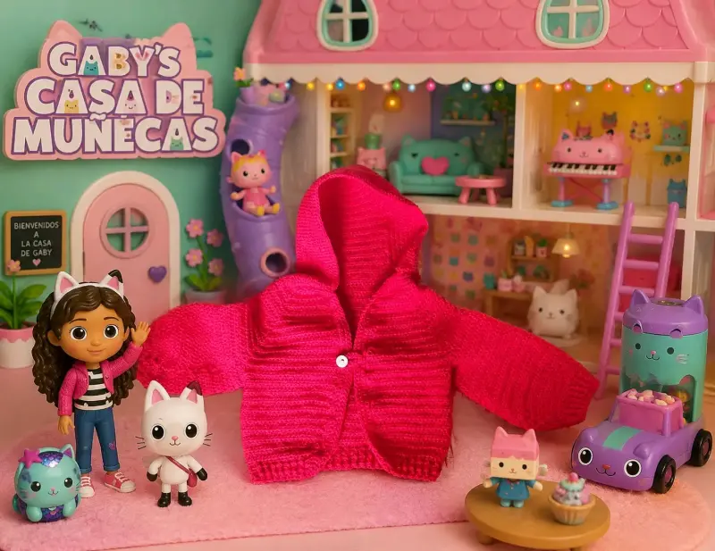 Chaleco tejido para niñas - 1