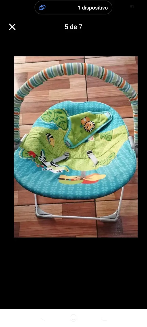 Silla mecedora para bebé con diseño animal - 2