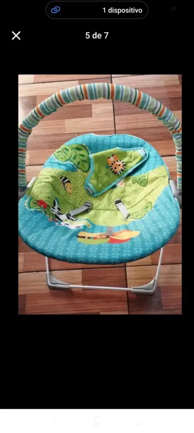 Silla mecedora para bebé con diseño animal - miniatura 2