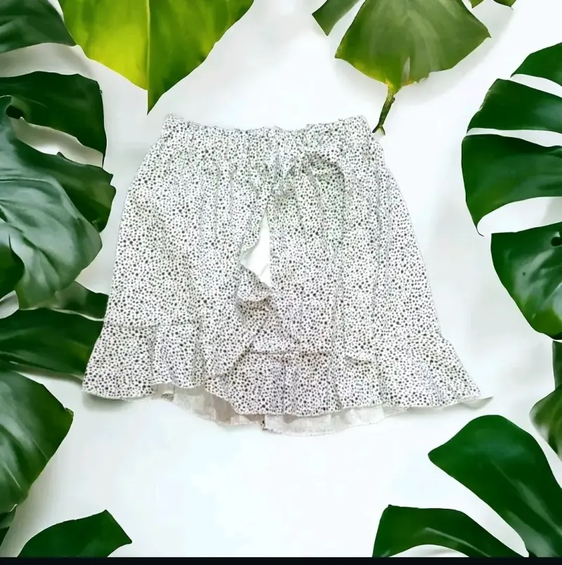 Falda de mujer estampados con volantes