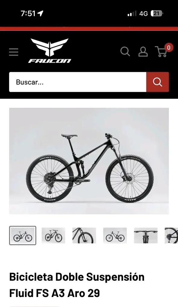 Bicicleta Norco Fluid FS talla M, Aro 29 - 2