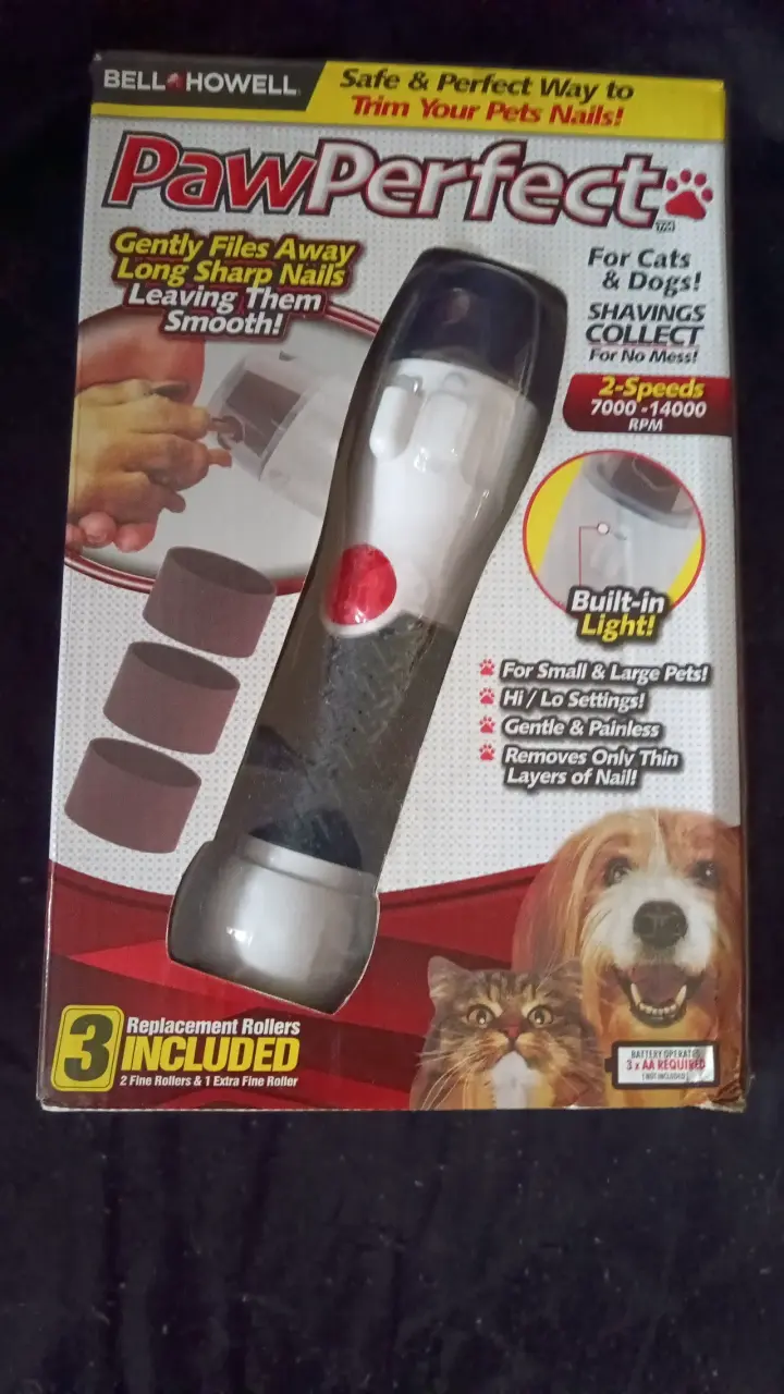 Lima de Uñas para Mascotas Bell+Howell PawPerfect