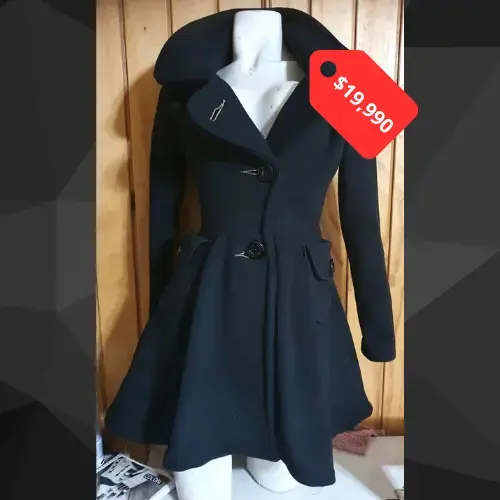 Abrigo elegante para mujer tela polar (nuevo) - 1