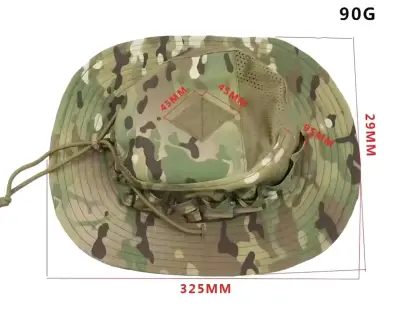 Sombrero boonie camuflaje militar ajustable - miniatura 2