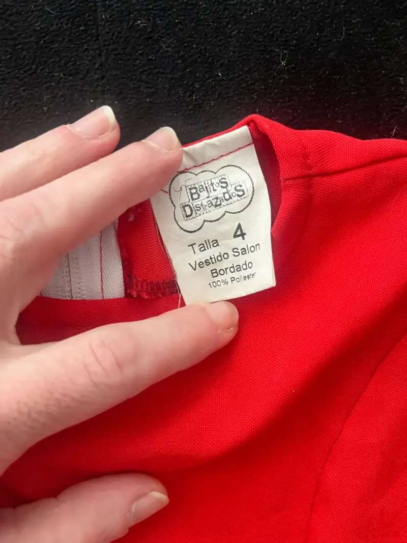 🇨🇱Vestido huasa de salón niña 4 años - 5