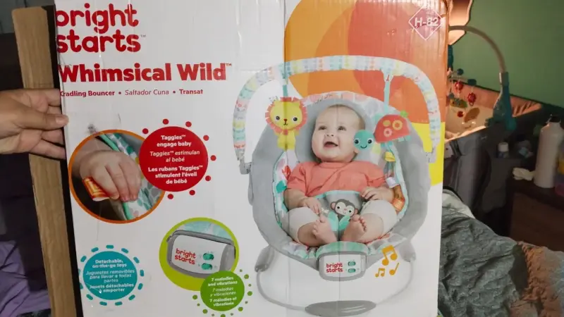 Saltador de cuna Bright Starts Whimsical Wild - 4