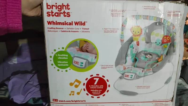 Saltador de cuna Bright Starts Whimsical Wild - 5