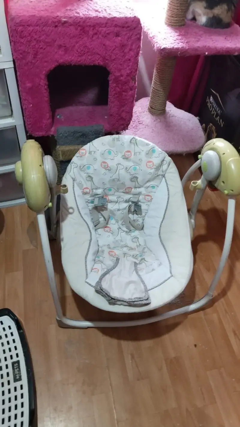 Columpio Mecedor para Bebé con Diseño de Animales - 1