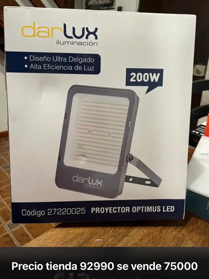 Proyector LED Darlux 200W Ultra Delgado