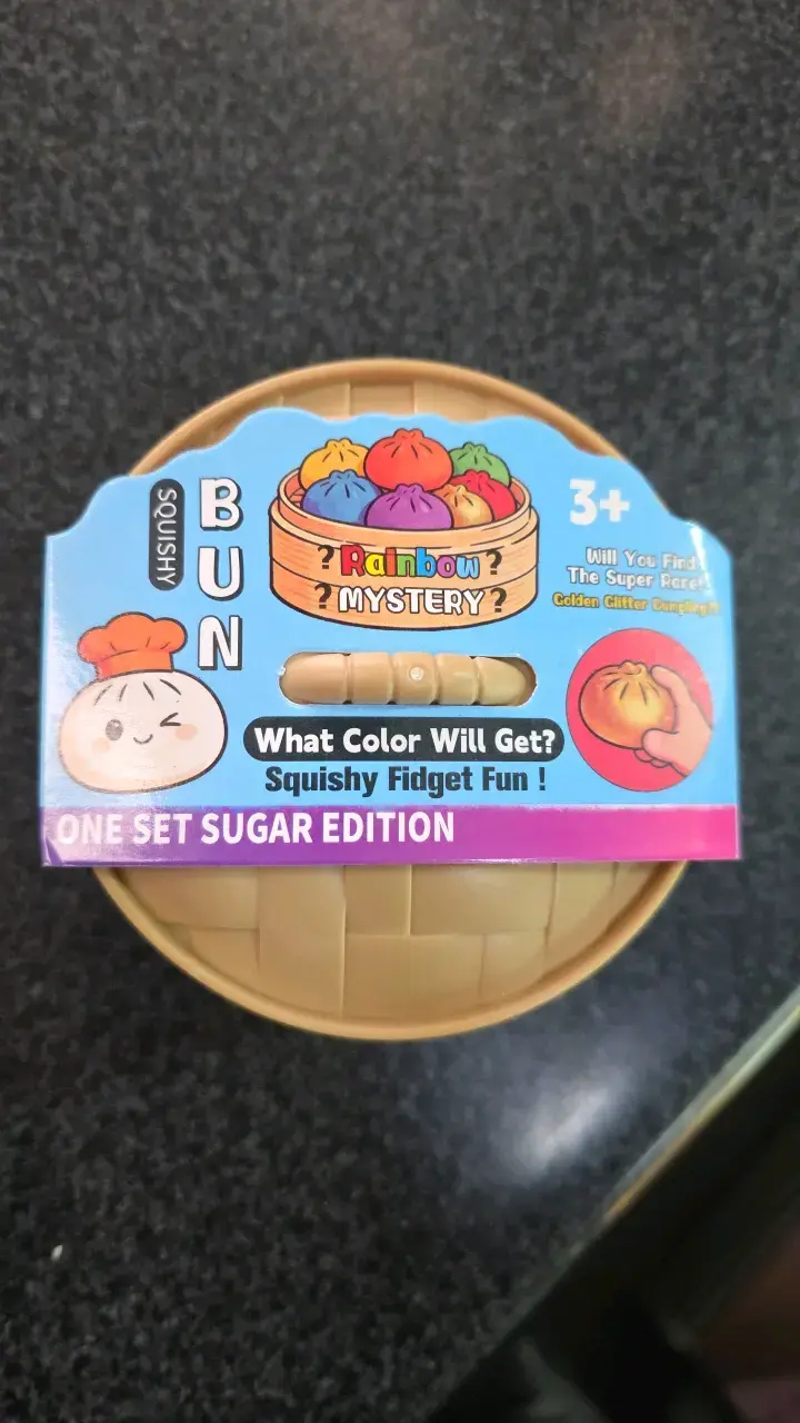 Juguete Squishy Bun Rainbow Mystery - 1
