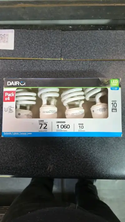 Pack de 4 ampolletas LED Dairo 72W - miniatura 1