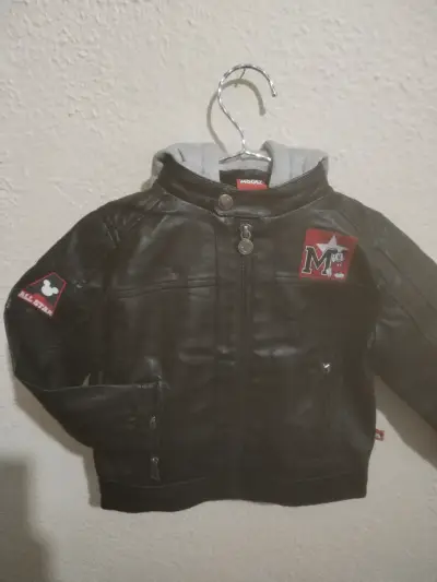 Chaqueta de cuero para niño Mickey Mouse - miniatura 1