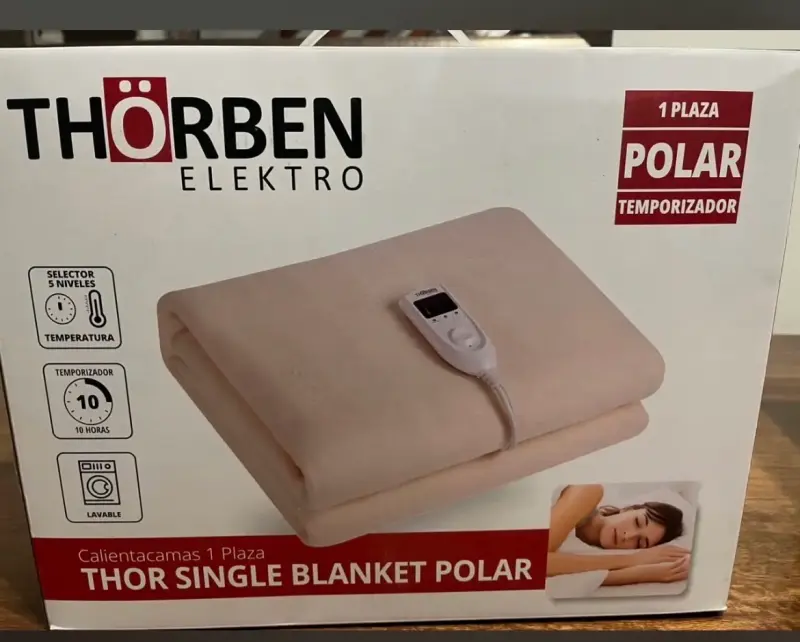 Calientacamas Thorben Elektro 1 Plaza Polar
