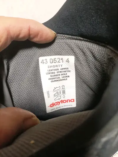 Botas de moto Daytona negras talla 43 - miniatura 3