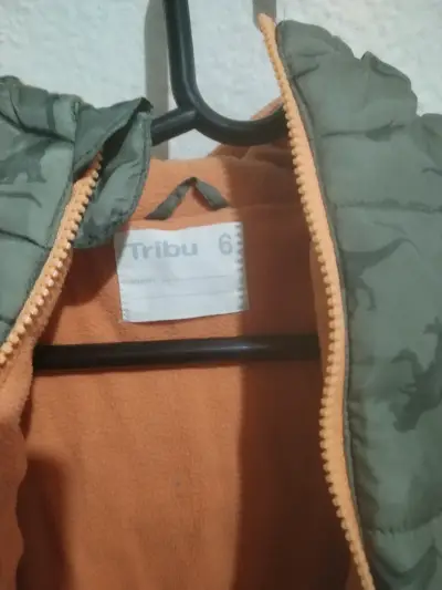 Chaqueta de niño con capucha y diseño de dinosaurios - miniatura 3