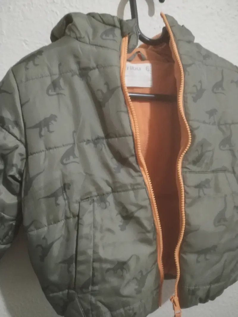 Chaqueta de niño con capucha y diseño de dinosaurios - 4