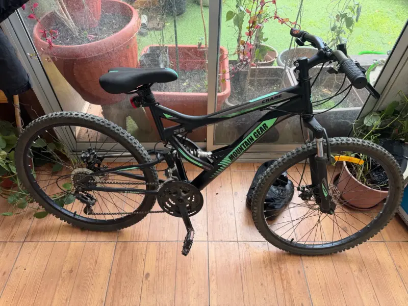 Bicicleta Mountain Gear 26 pulgadas negra