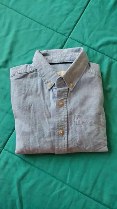 Camisa de niño azul claro talla 3-4 años - miniatura 5