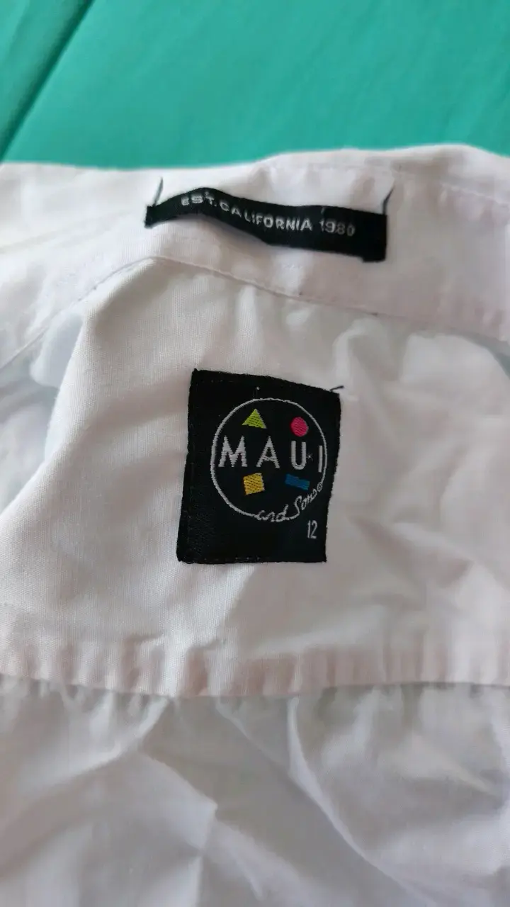 Camisas blancas para niños Maui y Hemis - 3