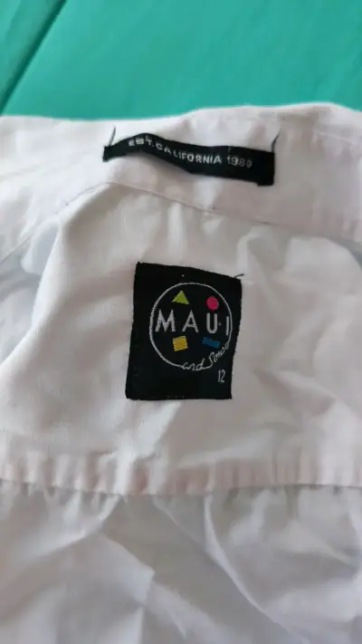 Camisas blancas para niños Maui y Hemis - miniatura 3