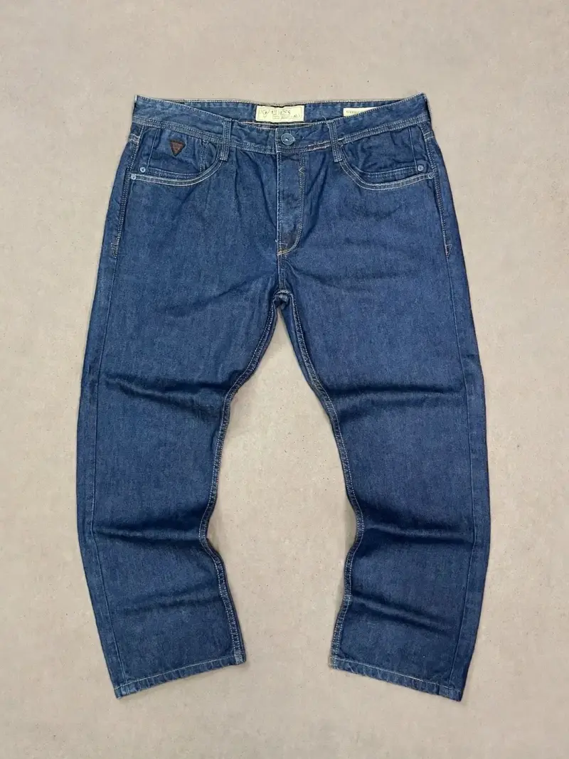 Jeans de mezclilla azul Guess para hombre - 1