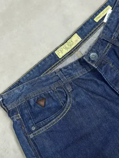 Jeans de mezclilla azul Guess para hombre - miniatura 3