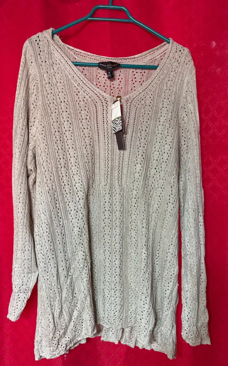 Suéter Beige de Punto para Mujer