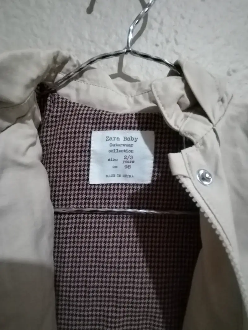 Chaqueta Beige para Niños Zara Baby - 2