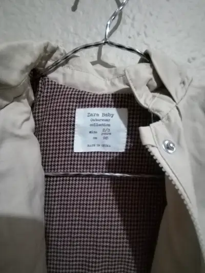 Chaqueta Beige para Niños Zara Baby - miniatura 2