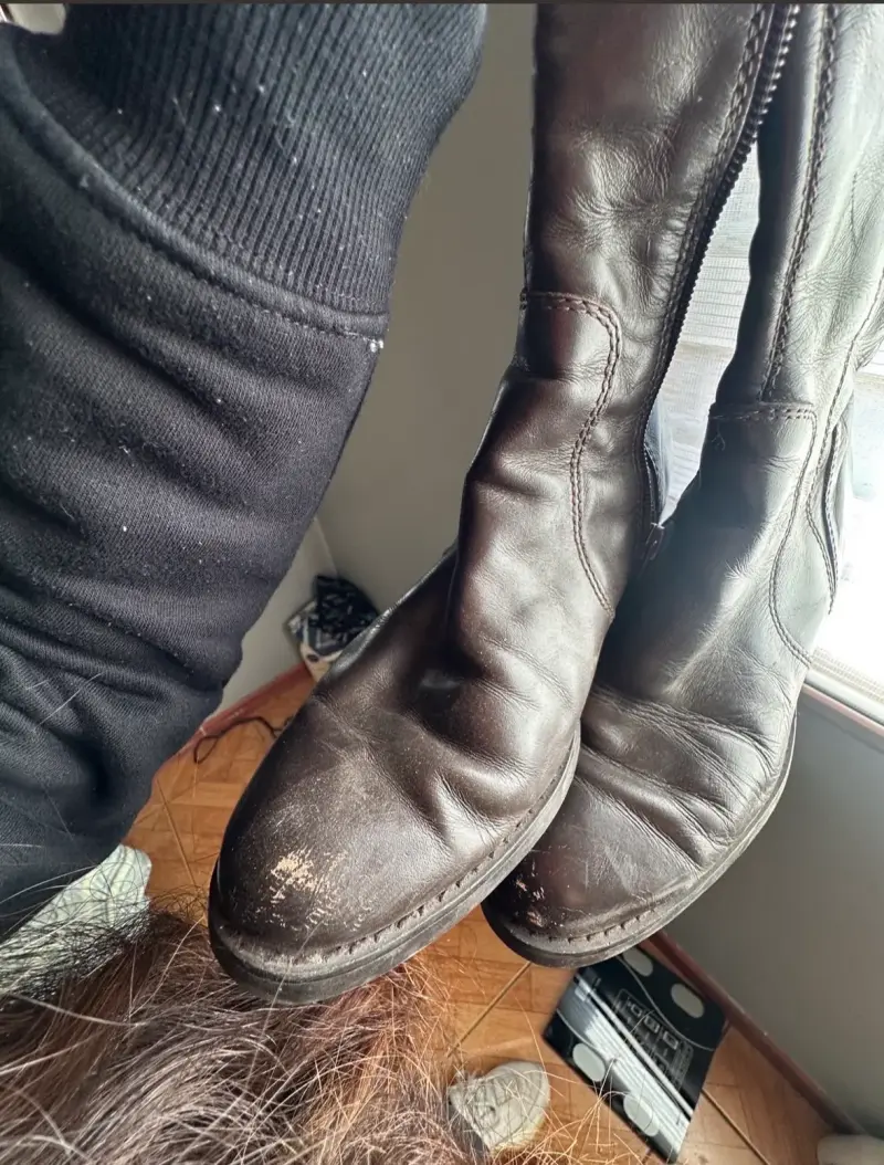Botas de cuero Gacel marrón con hebilla - 2