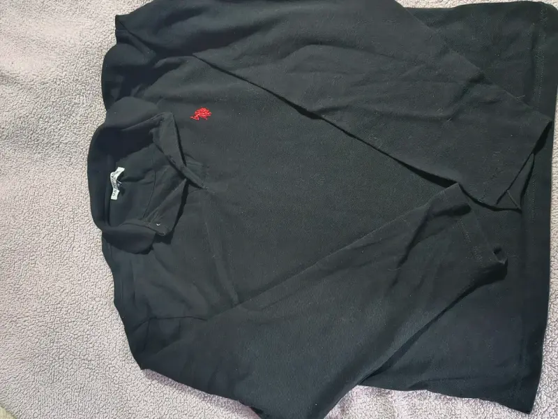 Polera Polo Negra U.S. Polo Assn Hombre - 1