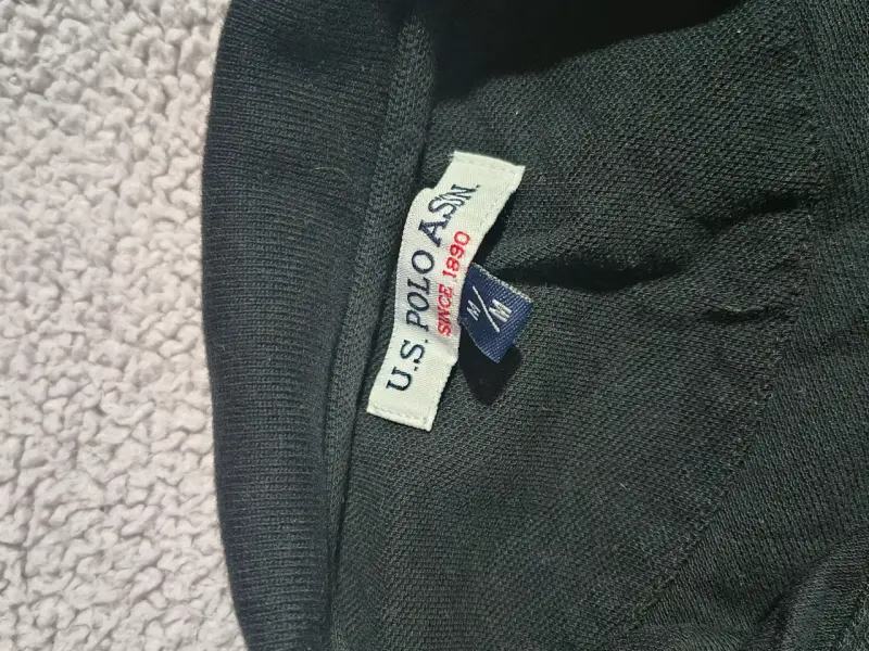 Polera Polo Negra U.S. Polo Assn Hombre - 3