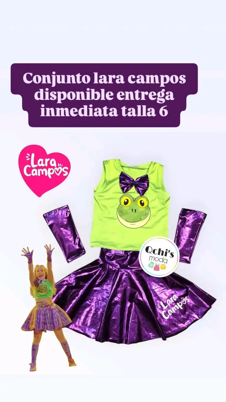 Conjunto infantil Lara Campos talla 6