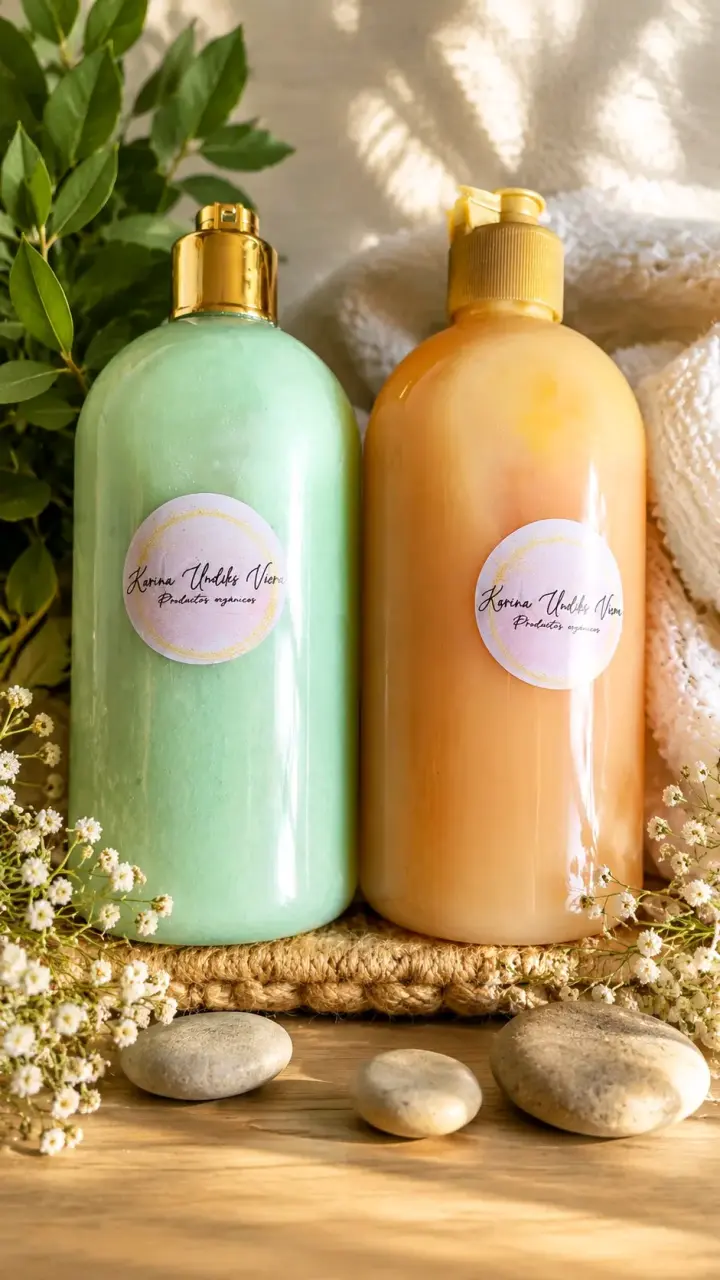 Set de Shampoo y Acondicionador Orgánicos Karina Undiks Viera - 1