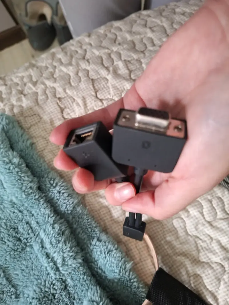 Cable seguridad para notebook y adaptador de RED - 4