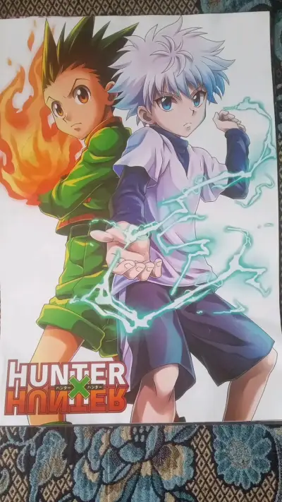 Set de 4 pósters de anime populares - miniatura 1