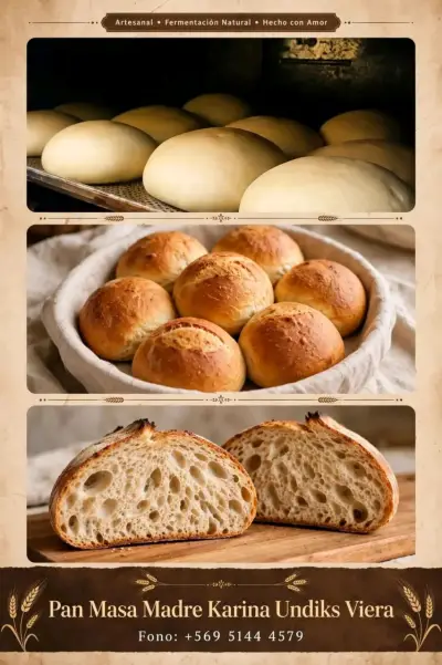 Pan de masa madre artesanal Karina Undiks Viera - miniatura 1