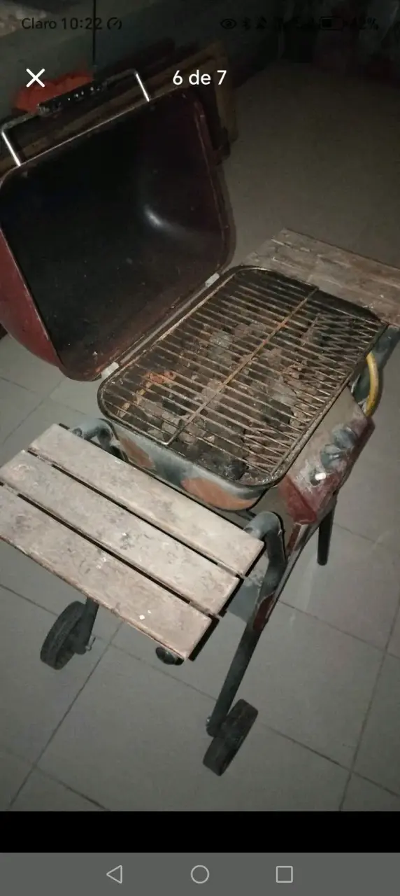 Parrilla a gas Mr Beef con ruedas - 6