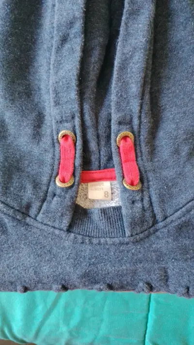 Polerón con capucha Tokio azul oscuro para niño - miniatura 3